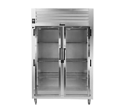 Traulsen RHT226W-FHG 58&quot; W Stainless Steel 2-Section Remote Model Reach-In Spec-Line Refrigerator - 115 Volts