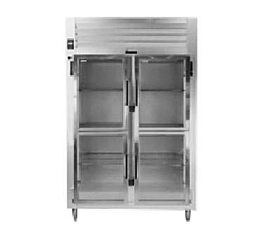 Traulsen RHT226W-HHG 58" W Stainless Steel 2-Section Remote Model Reach-In Spec-Line Refrigerator - 115 Volts
