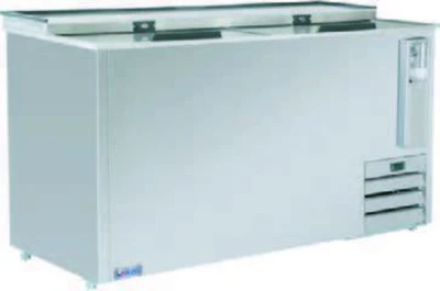 MVP Group IBC-49SS 13.5 Cu. Ft. Stainless Steel Flat Top IKON Refrigeration Bottle Cooler - 115 Volts