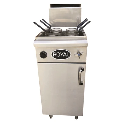 Royal Range RPC-14 12 Gal. Stainless Steel Floor Model Natural Gas Pasta Cooker - 72,000 BTU