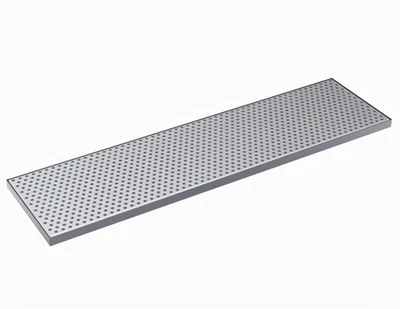 Krowne KDT-8X30S 30" W x 8" D Brushed Stainless Steel Drip Tray