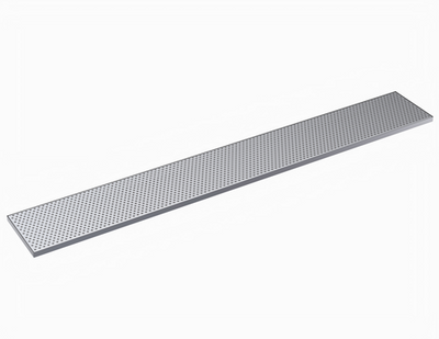 Krowne KDT-8X57S 57" W x 8" D Brushed Stainless Steel Drip Tray