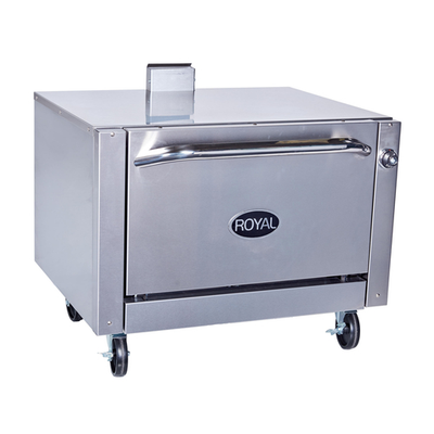 Royal Range RR-36-LB-NG Stainless Steel Front and Sides Standard Liquid Propane Deck Oven - 35,000 BTU