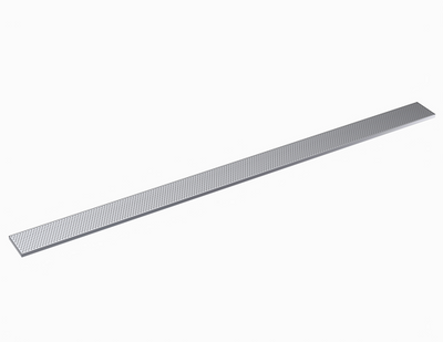 Krowne KDT-6X92S 92" W x 6" D Brushed Stainless Steel Drip Tray
