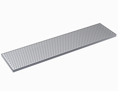 Krowne KDT-8X33S 33" W x 8" D Brushed Stainless Steel Drip Tray
