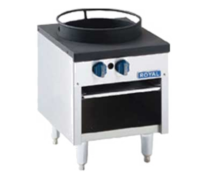 Royal Range RSP-18T-LP 18&quot; W Stainless Steel Liquid Propane Stock Pot Range - 90,000 BTU