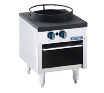 Royal Range RSP-18T-LP 18" W Stainless Steel Liquid Propane Stock Pot Range - 90,000 BTU