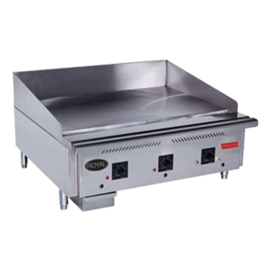 Royal Range RD85-48-SAE-LP 48" W Stainless Steel Liquid Propane Countertop Griddle Delux Series - 128,000 BTU