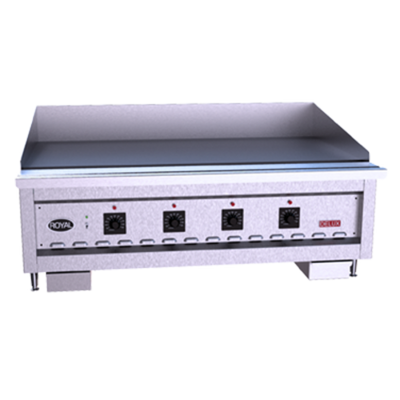 Royal Range RD100-84-LP 84" W Stainless Steel Liquid Propane Countertop Turbo Griddle - 140,000 BTU
