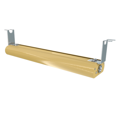Vollrath FC-4SH-24208-BR-IN 24" Aluminum Brass Powder Coat Single Unlighted Low Profile Heat Strip - 208 Volts