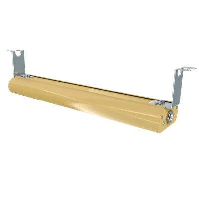 Vollrath FC-4SH-24208-BR-IN 24" Aluminum Brass Powder Coat Single Unlighted Low Profile Heat Strip - 208 Volts