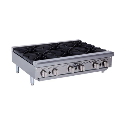 Royal Range RHP-24-4-LP Countertop Liquid Propane Hotplate - 120,000 BTU