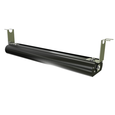 Vollrath FC-4SH-72120-BL-IN 72" Aluminum Black Powder Coat Single Unlighted Low Profile Heat Strip - 120 Volts