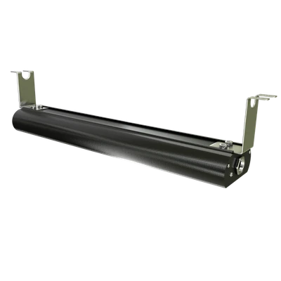 Vollrath FC-4SH-72120-BL-IN 72" Aluminum Black Powder Coat Single Unlighted Low Profile Heat Strip - 120 Volts