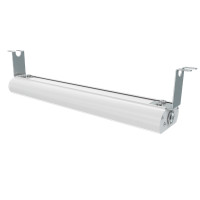 Vollrath FC-4SH-36120-WH-IN 36" White Hammer Powder Coat Aluminum Housing Stainless Steel Mounting Brackets with Adjustable Set Screw Low Profile Heat Strip - 120V 826W