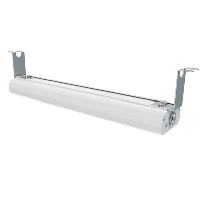 Vollrath FC-4SH-36120-WH-IN 36" White Hammer Powder Coat Aluminum Housing Stainless Steel Mounting Brackets with Adjustable Set Screw Low Profile Heat Strip - 120V 826W