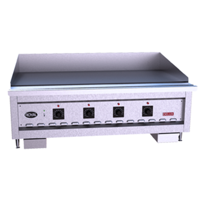 Royal Range RD100-60-NG 60" W Stainless Steel Natural Gas Countertop Turbo Griddle - 100,000 BTU