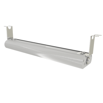 Vollrath FC-4SH-60208-CH-SW 60" Aluminum Chrome Powder Coat Single Unlighted Low Profile Heat Strip - 208 Volts