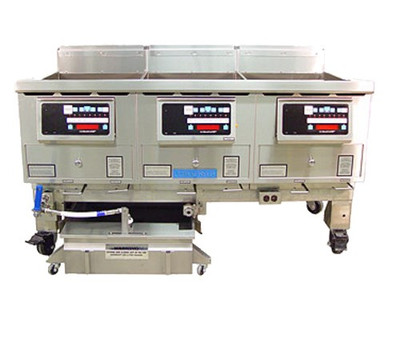 Ultrafryer B-P20-20-4-UCP-NG 125 Lbs. Stainless Steel Natural Gas UltraGold Fryer - 300,000 BTU