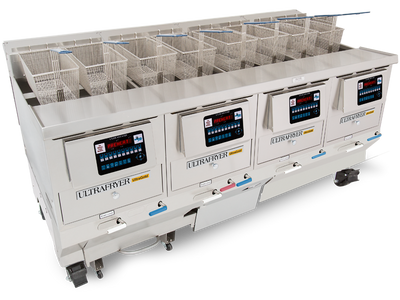 Ultrafryer B-E20-20-4-UCP 110 Lbs. Stainless Steel Electric Fryer - 208 Volts 3-Ph