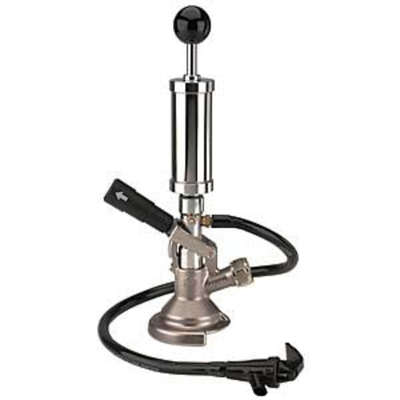 Micro Matic 751-059 4" Chrome Plated A-System Import Party Pump for Warsteiner or Spaten or Paulaner
