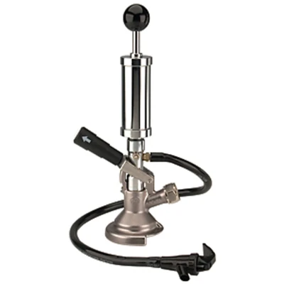 Micro Matic 751-059 4" Chrome Plated A-System Import Party Pump for Warsteiner or Spaten or Paulaner
