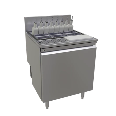 Glastender CPC24 24" W Stainless Steel One Zone Cocktail Prep Cooler - 120 Volts