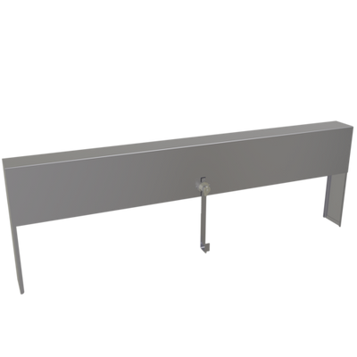 Glastender SSRC-40 40" W Stainless Steel Single Speed Rail Locking Cover