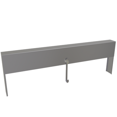 Glastender SSRC-40 40" W Stainless Steel Single Speed Rail Locking Cover