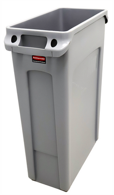 Glastender 03000497 Plastic Rubbermind SlimJim Trash Receptacle