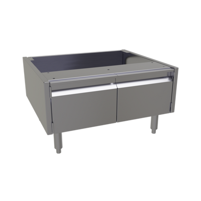 Glastender ACB-28 28" W x 24" D x 16" H Stailess Steel 2 Doors Underbar Add-On Cabinet Base