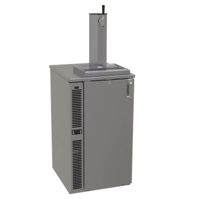 Glastender C1SB20-DD 20" W Stainless Steel Interior Draft Dispensing Cooler - 120 Volts