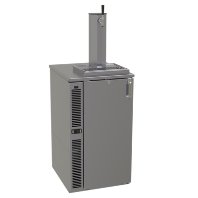Glastender C1SB20-DD 20" W Stainless Steel Interior Draft Dispensing Cooler - 120 Volts
