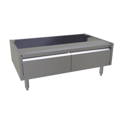 Glastender ACB-40 40" W x 24" D x 16" H Stainless Steel 2 Doors Underbar Add-On Cabinet Base
