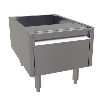 Glastender ACB-16 16" W x 24" D x 16" H Stainless Steel 1 Door Underbar Add-On Cabinet Base