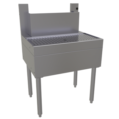 Glastender BDA-18 18" W Stainless Steel Tubing Chase Underbar Beer Drainer