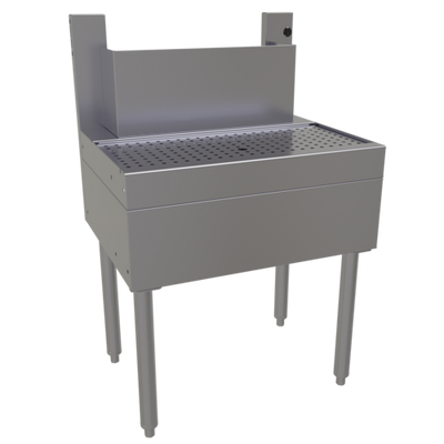 Glastender BDA-18 18" W Stainless Steel Tubing Chase Underbar Beer Drainer