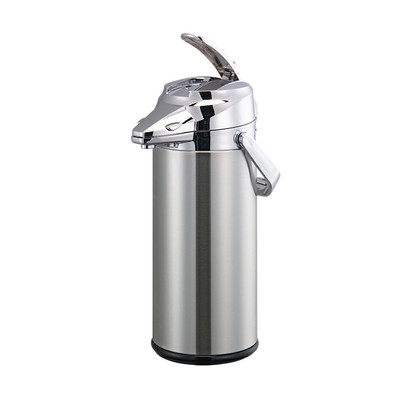 Service Ideas ENALS22SCH 2.2 L. Stainless Steel Lid Chrome Finish Snap -On Flavor Lever Style Signa-Air Airpot