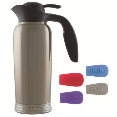 Service Ideas 10-00744-004 33.8 Oz. Stainless Steel Stanley Commercial ErgoServ Creamer