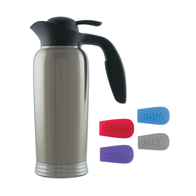 Service Ideas 10-00744-004 33.8 Oz. Stainless Steel Stanley Commercial ErgoServ Creamer