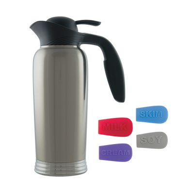 Service Ideas 10-00744-004 33.8 Oz. Stainless Steel Stanley Commercial ErgoServ Creamer