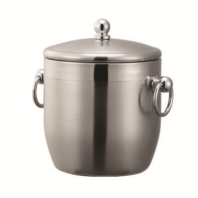 Service Ideas IB13BS 1.3 L. Stainless Steel Double Wall Ice Bucket