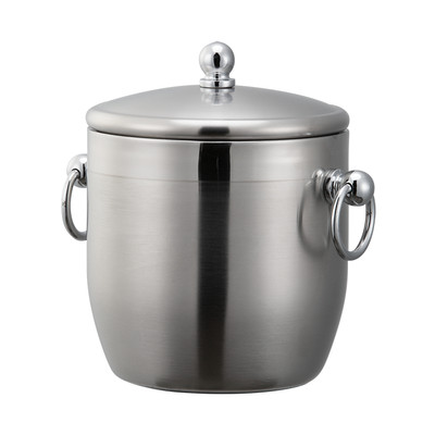 Service Ideas IB13BS 1.3 L. Stainless Steel Double Wall Ice Bucket