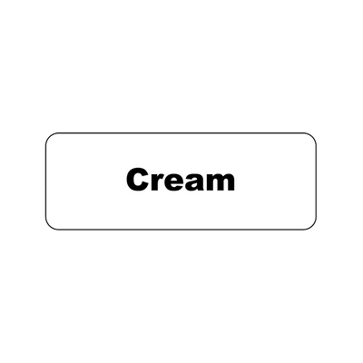 Service Ideas MT1CR Rectangular Magnetic "Cream" MagneTag