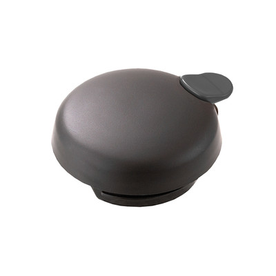 Service Ideas FVPL Black Push Button Vacuum Server Lid for FVP