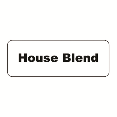 Service Ideas MT1HB Rectangular Magnetic "House Blend" MagneTag