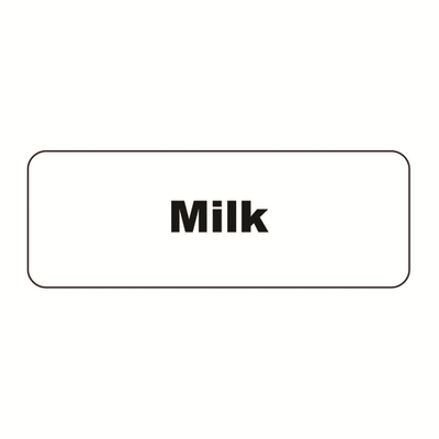 Service Ideas MT1MI Rectangular Magnetic "Milk" MagneTag