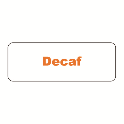 Service Ideas MT1DE Rectangular Magnetic "Decaf" MagneTag