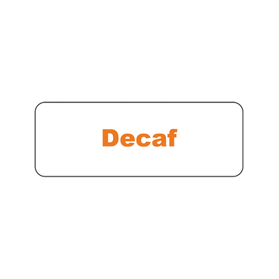 Service Ideas MT1DE Rectangular Magnetic "Decaf" MagneTag