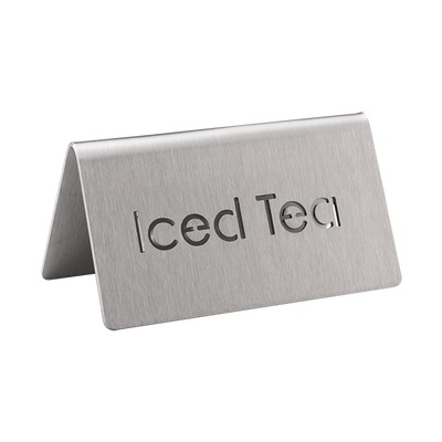 Service Ideas 1C-BF-ICEDTEA-MOD 1.5" H Metal "Iced Tea" Beverage ID Tent
